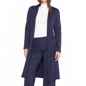 NEW RIPLEY RADER ponte knit smoking jacket in navy